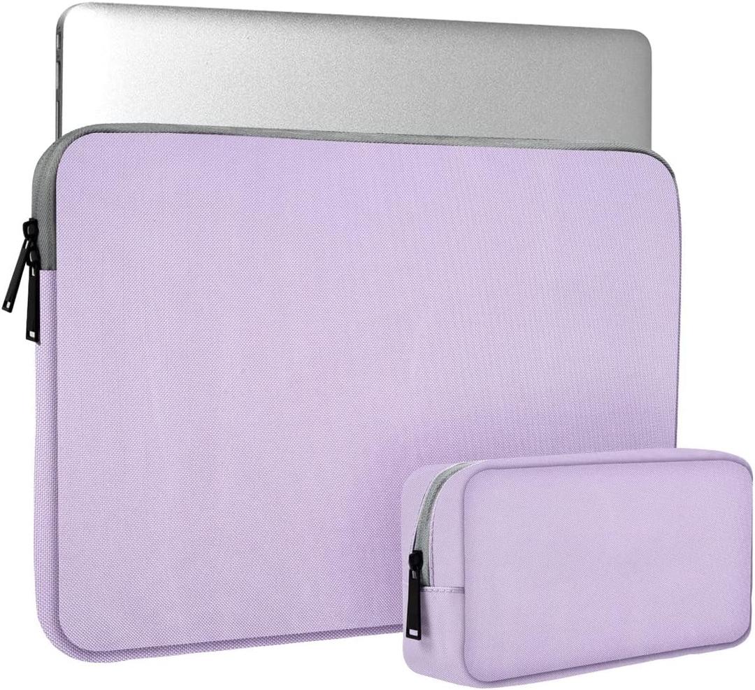 14 inch Laptop Sleeve Case for Lenovo IdeaPad 14/ HP Chromebook 14/ Stream 14/ Dell Inspiron/Acer Spin/ASUS ZenBook 14 Computer Bag, Purple