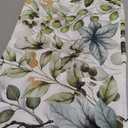 Sage Green Eucalyptus Leaves Valance for Windows Berry Branch Plant Curtains Valances Spring Short Curtains Rod Pocket Window Treatment for Kitchen Living Room Bedroom Bathroom Decor 1 Panel 54x18