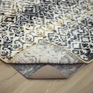 Mohawk Home 9' x 12' Non Slip Rug Pad Gripper 1/4 Thick Dual Surface Felt + Rubber Gripper - Safe for All Floors (12' x 9' (Rectangular))