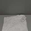 Tank Tops for Women 2025 Summer Casual Soild Smocked Sleeveless Button Down Tshirts Fitted Deep V Neck Cold Shouder Vest, size XL, White