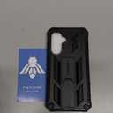FNTCASE Funda para Samsung Galaxy A36-5G: para Galaxy A56-5G, proteccin de grado militar, a prueba de cadas, con soporte, TPU resistente con textura, a prueba de golpes, funda protectora resistente (Negro -)