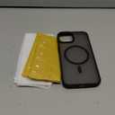 Miracase Magnetic for iPhone 14 Case 6.1 inch (Compatible with MagSafe)with 2X Screen Protectors Military-Grade Protection, Anti-Fingerprint Translucent Matte Phone Case Cover, Black