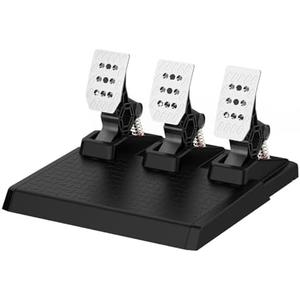 DOYO Racing Wheel Pedals, PC Gaming Steering Wheel Pedal Set, Swappable Springs, Adjustable, Durable, Compatible with PC Win11/Win10/Win7
