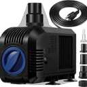 1600GPH Submersible Water Pump, 100W Electric Waterfall Water Fountain Pump, Pond Pump Kit for Garden Pool Fish Aquarium Tank