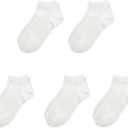 SERISIMPLE Viscose Bamboo School Socks Ankle Super Soft Kids Socks Stretch Cuffs Athletic Socks Odor Anti-odor 5 Pairs