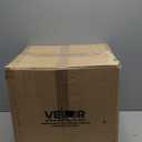 VEVOR Wall Mounted Garden Hose Reel, Holds 200 ft 5/8-inch Manual Water Hose Winder, Heavy-Duty Steel, Outdoor Reel with Brass Fitting & 5ft Leader Hose, Space Saving, for Yard Lawn Garage (Black)