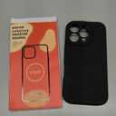 Vooii Compatible with iPhone 16 Pro Case, Liquid Silicone Upgrade [Camera Protection] [Soft Anti-Scratch Microfiber Lining] Shockproof Phone Case for iPhone 16 Pro 6.3 inch - Black