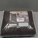 KinCam 100% Waterproof Recliner Chair Cover, Reclining Couch Covers for Pets, Dogs, Recliner Couch Slipcover Furniture Protector with Elastic Straps for Kids(23.6", Chocolate)