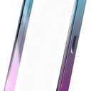 UV-Resistant Magnetic Metal Slab Case for 35pt PSA Graded Cards-High Alumina Glass-Multi-Point Magnetic Lock-Durable Frame-Stackable Design.Gradient Blue-Red