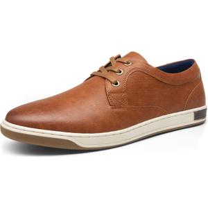 Vostey Men's Sneakers Fashion Casual Shoes Dress Sneaker Oxford Shoes (11, B81q11-yellow Brown)