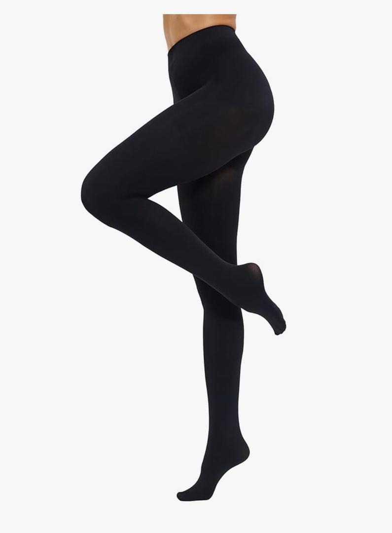 CozyWow Women's 80D Soft Opaque Tights, High Waist Solid Color Womens Tights with 30+ Colors S-M