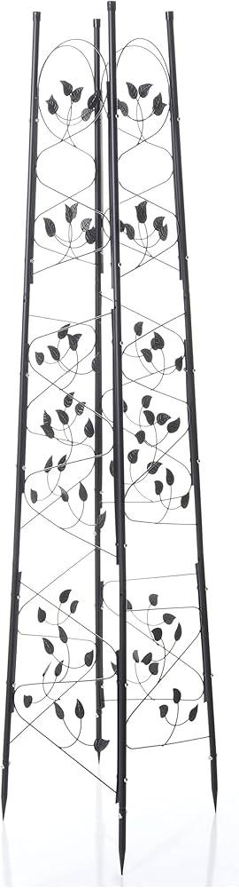 Gardman R07703 Botanical Easy Obelisk, Black