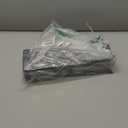 Under Desk Cable Management Tray No Drill, Metal Mesh Cable Management Under Desk with Clamp Mount, 2 Hole Cable Tray with Wire Management and Cord Organizer for Home Office Standing Desk (13.38", Black)