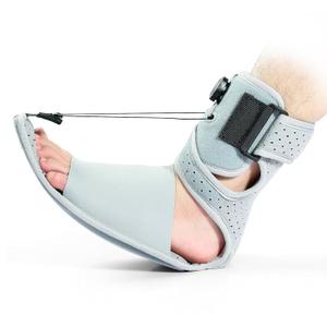 Plantar Fasciitis Night Splint - Plantar Fasciitis Relief Brace for Women and Men, Planters Facetious Relief Boot for Foot Drop & Achilles Tendonitis, Gray Medium