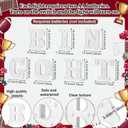 Honoson 10 Pcs Bingo Night Decorations Lights up Sign 6.42 Inch Bingo Theme LED Neon Sign Marquee Lights Supplies for Family Game Night Birthday Party Decor