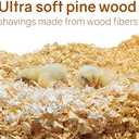 Greaton, Premium Natural Pine Bedding for Small Indoor and Outdoor Pets, Dust Free, Soft Shavings, Kiln Dried & Heat Treated, Beige