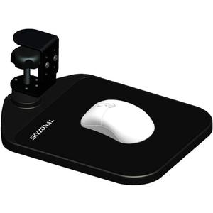 Ergonomic Mouse Platform Under Desk Ergonomic Wrister Mouse Pad (Black)