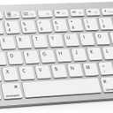 OMOTON Bluetooth Keyboard Compatible with iPad A16 11th 10th Generation, iPad 10.2 (9th/8th/7th), iPad Pro 13/12.9/11 inch, iPad Air/Mini and More iOS Devices, White