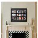 18 Baseball Card Display Case - Trading Card Display,Sports Graded Card Display Case Wall Mount with UV Protction Glass Door for Baseball Basketball Football Hockey Trading Card Collection.