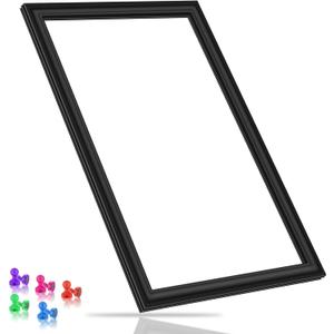 Upgraded WR24X23008 Refrigerator Door Gasket Compatible with GE Refrigerator Door Seal Replacement 4468291 AP6033377 PS11763935 EAP11763935 Fridge Door Seal Fresh Door Gasket Black GTE18IGHERBB Seal