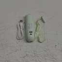 JISULIFE Handheld Fan with 4500 mAh Powerbank Max 37 Hours Runtime, Pocket Portable Battery Operated or USB Powered Folding Personal Fan, 3 Speeds, Gifts for Women Men Kids Gift for Festival-Green