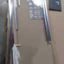 Basco Classic Sliding Shower Door, Fits 40-44 inch opening, Clear Glass, Silver Finish