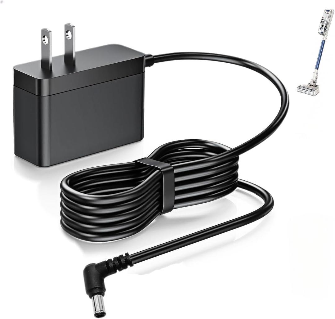 Charger AC Adapter Compatible with Bissell Cordless Vacuum PowerClean 4173 4137 Replacement Removeable Battery 4194 Self-Standing Cleaner Power Supply Cord