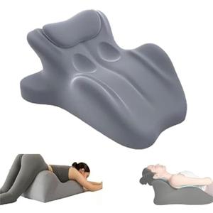 Ergonomic Pillow - Reading Pillow 27 Degree Memory Foam Wedge Pillow for Acid Reflux Relief, Contour Pillow Bed Wedge Pillow for Sleeping, Enhanced Comfort & Pressure Relief
