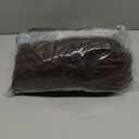 Yimobra Toilet Rugs U Shaped Washable - 24"x20" Non Slip Plush Contour Bath Rugs for Toilet - Super Soft Absorbent Quick Dry Toilet Mats for Bathroom, Brown