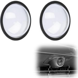 TERPINK Dual Lens Guard Compatible with Tesla 2025 Model Y Juniper / 2025 Cybertruck / 2025 Model S / 2025 Model 3 Front Bumper Camera, Protective Cover Kits Protection Cover