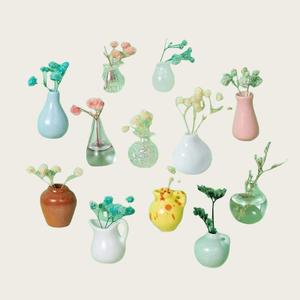 2025 New fridges Magnet Flower Magnet for Fridgevase Magnets for Fridgemini vase Magnets for Fridgemini Bud vases MagneticTiny vases (12PCS)