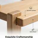 2Pack Solid Pine Wooden Display Risers,Dessert Stands for Cup Cake or Food, Riser Display Stand for Perfume Collectibles, Tiered Shelf Organizer for Market Retail Vendors