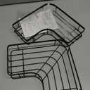 Corner Shower Caddy, 2 Pack Adhesive Shower Organizer with 8 Hooks, No Drilling Rustproof Stainless Shower Shelves for Bathroom, Organizers and Storage Racks, Black