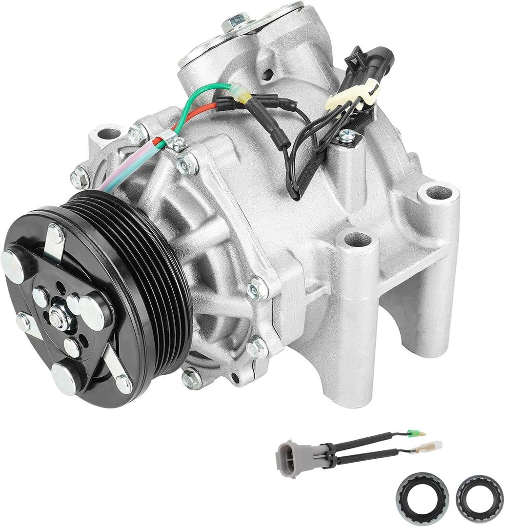 TadaMark A/C Air Conditioner Compressor With Clutch Fit for Chevy Trailblazer 2002-2009, Fit for GMC Envoy 2002-2009, Fit for Oldsmobile Bravada 2002-2004, Fit for Saab 9-7x 4.2L 2005-2009