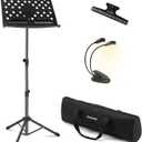 Professional Music Stand for Sheet Music, Portable Music Stand