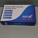 AX3000 WiFi Extender Signal Booster Outdoor WiFi 6 Extender, Wireless Gigabit Access Point Outdoor, IP67 Weatherproof, Passive PoE, for Starlink, Garage, Farm, Yard, RV, Campsite