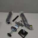 HUANUO Single Monitor Arm 13-34 Inch, Adjustable Gas Spring Arm, Monitor Desk Mount for 4.4-22lbs, VESA 75/100mm with C-Clamp/Grommet Base, Ergonomic Stand for Work/Gaming