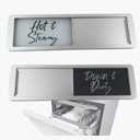 7 x Dishwasher Magnet Clean Dirty Sign Funny, Dishwasher Sign Clean Dirty Magnetic, Clean/Dirty Magnet, Down and Dirty Hot and Steamy