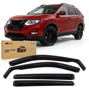 Nilight in Channel Rain Guards for Nissan Rogue S SV SL(Not fit Sport Model) 2014-2020 Original Window Deflectors, Vent Window Visors-4PCS
