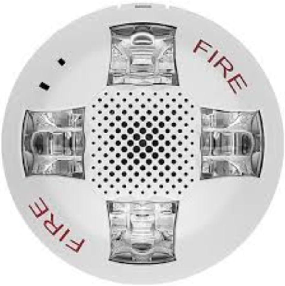 Edwards EGCAVWF - Ceiling Horn Strobe, 15-115cd, White, FIRE Marking