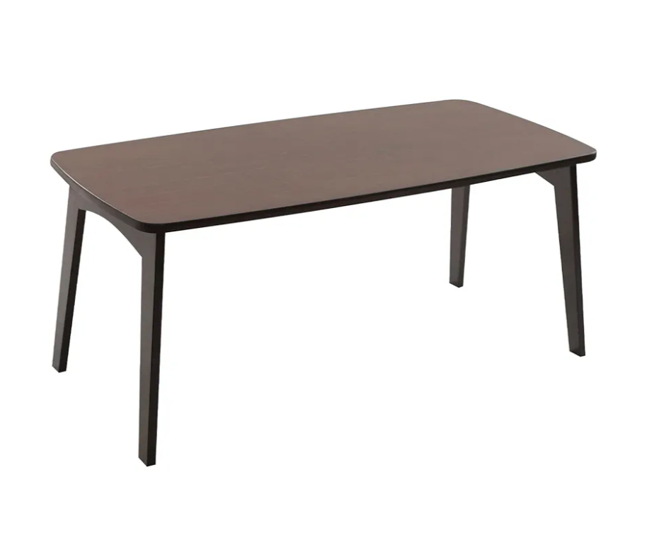 Coffee Table Tea Table Wooden Sofa Tables Foldable Floor Tables Low Desk Wood Small Desk for Bedroom Living Room Carpet (Walnut)