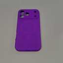 Vooii Magnetic for iPhone 17 Pro Max Case, Compatible with Magsafe (Premium Liquid Silicone) (Integrated Camera Control Button) Full Body Protective Anti-Scratch Microfiber Lining 6.9", Neon Purple