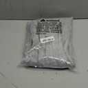 decorUhome Faux Fur Spring Throw Pillow Covers 22x22 Set of 2, Decorative Soft Plush Striped Neutral Couch Euro Sham Pillow Covers with Velvet Back for Sofa, Bed, Living Room Home, Grey