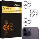 Ailun 3 Pack Camera Lens Protector for iPhone 16 Pro / 14 Pro & iPhone 16 Pro Max / 14 Pro Max, Tempered Glass,9H Hardness, Anti-Scratch, Case Friendly[Does not Affect Night Shots]