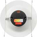 Juno E Series 5"/6" LED Ceiling Light, Baffle Trim Recessed Lighting with 5-in-1 Switchable White Color, 900 Lumens, Wet Rated LED Downlight, Dimmable, White