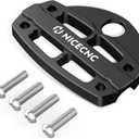 NICECNC Handlebar Clamp Aluminum Compatible with Yamaha Raptor 700 2006-2009 2011-2026, Raptor 700 Special Edition 2010 Black