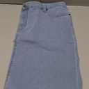 Amazon Essentials Women's Classic 5-Pocket Denim Skirt , Light Wash, 16