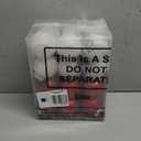 Liliful Ball Christmas Ornaments Merry Pattern Xmas Tree Decorations with Buffalo Plaid Bows Hanging Ball Farmhouse Christmas Decor Rustic Bulbs for Christmas Party Holiday (24 Pcs, 2.36 Inches)