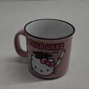 Silver Buffalo Sanrio Hello Kitty Hello Grad Graduation Glitter Ceramic Camper Mug, 20 Ounces