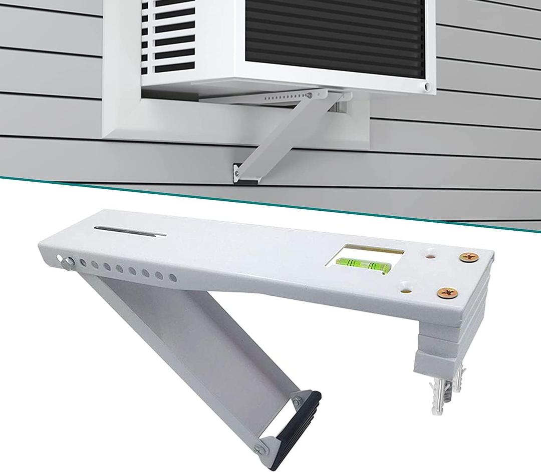 Daisypower Window AC Bracket,Window Air Conditioner Support Brackets Light Duty,Sturdy Structure AC Unit Bracket,Up to 85lbs, 5,000~12,000BTU(S)